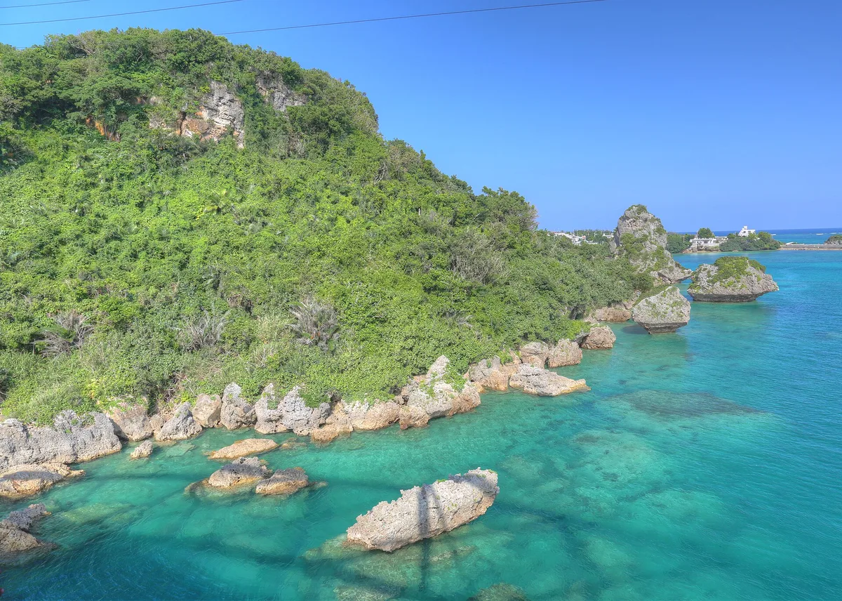 Spiaggia di Ikei, Uruma-shi, Ryukyu Islands, Japan