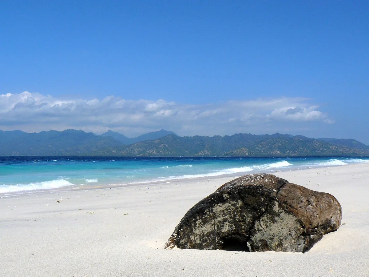 Plage de Gili Meno Selatan, Gili Indah, Lesser Sunda Islands, Indonésie — 2