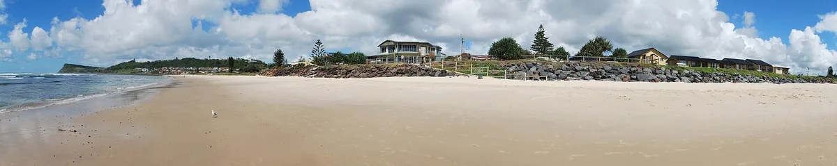Plage de Lennox Head, Lennox Head, Australian East Coast, Australie