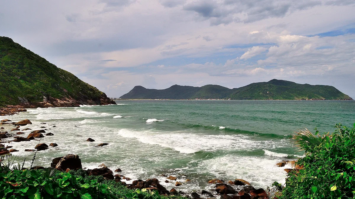 Plage du Saquinho, Florianópolis, Brazilian Atlantic, Brésil — 4
