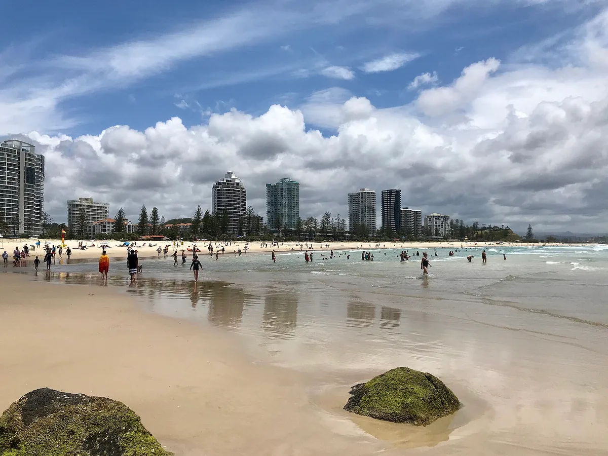 Plage de Greenmount, Coolangatta, Australian East Coast, Australie — 4