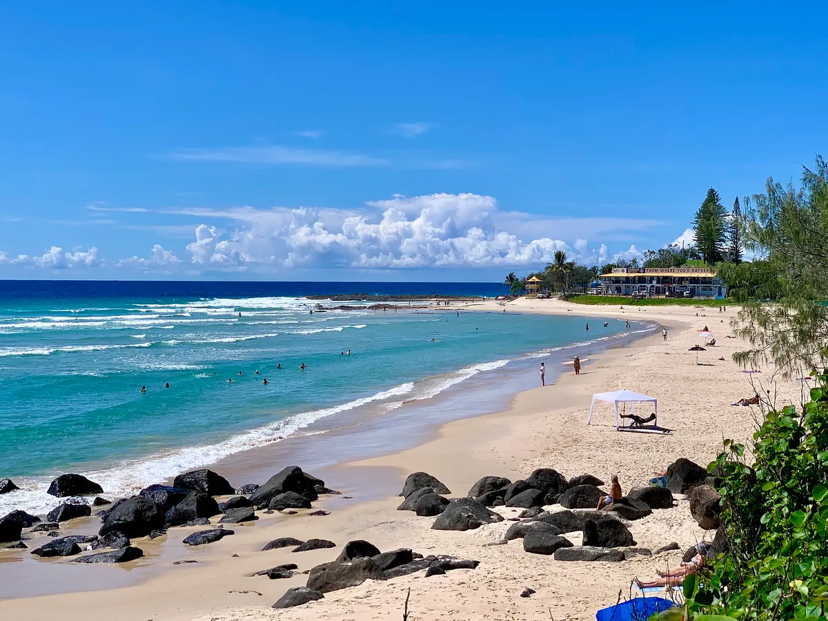 Plage de Greenmount, Coolangatta, Australian East Coast, Australie — 5