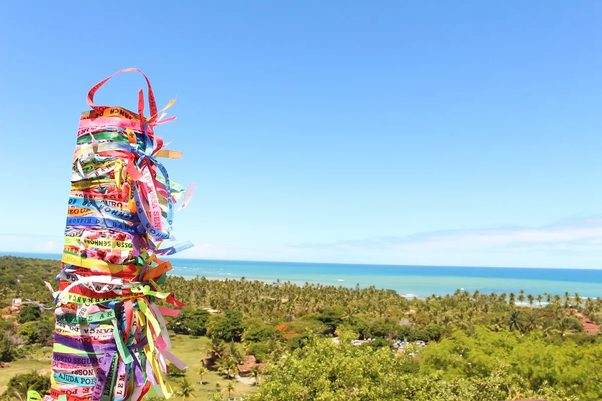 Plage d'Arraial d'Ajuda, Porto Seguro, Brazilian Atlantic, Brésil — 2