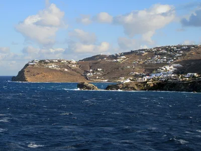 Plage d'Agios Stefanos, Cyclades, Grèce — 2