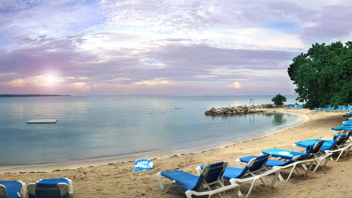Praia de Rutland Point, Negril, Greater Antilles, Jamaica