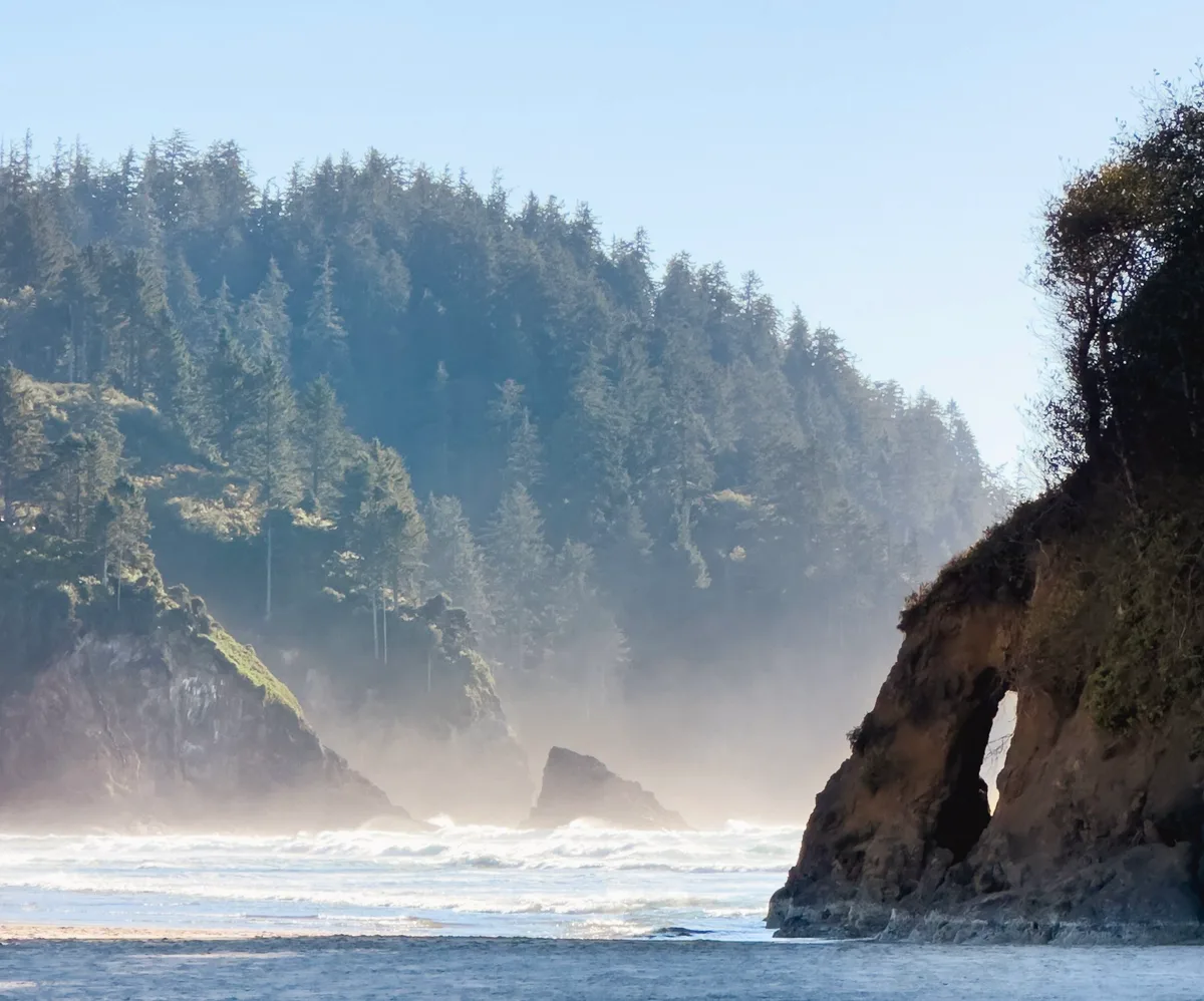 Proposal Rock Beach, Neskowin, Pacific Northwest, Verenigde Staten — 2