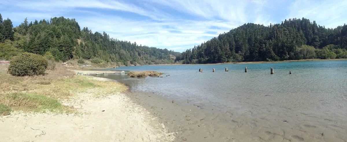 Big River Beach, Mendocino, California Coast, États-Unis — 3
