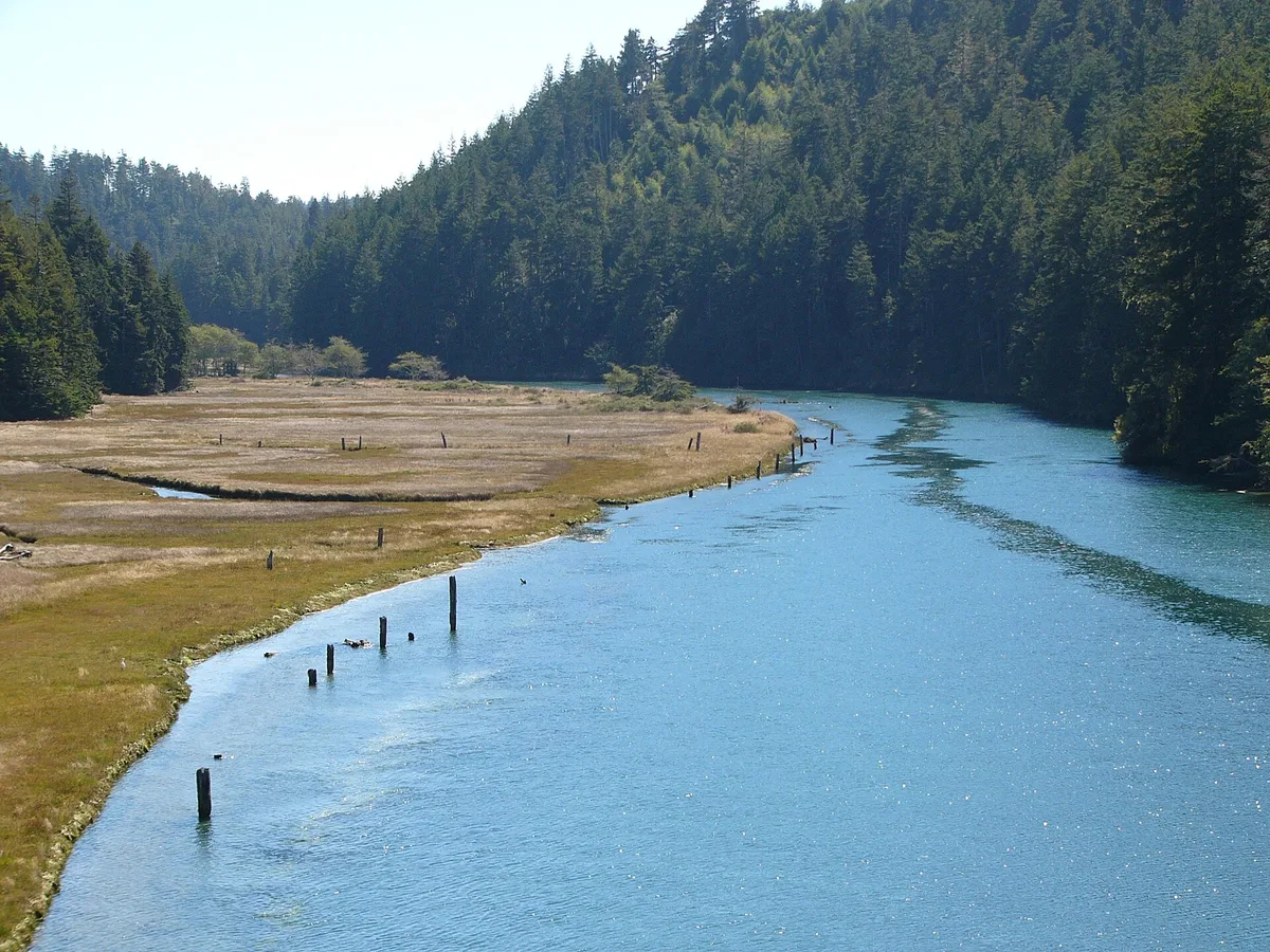 Big River Beach, Mendocino, California Coast, États-Unis — 2
