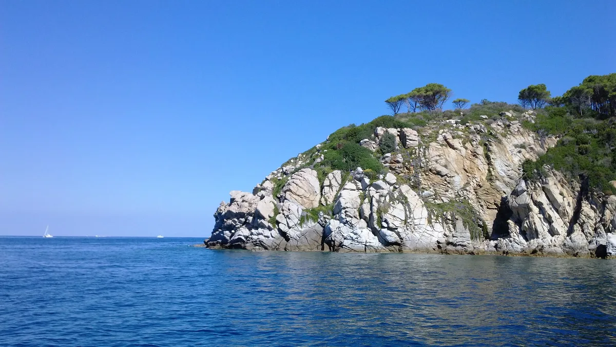 Plage de la Biodola, Portoferraio, Tuscany, Italie — 6