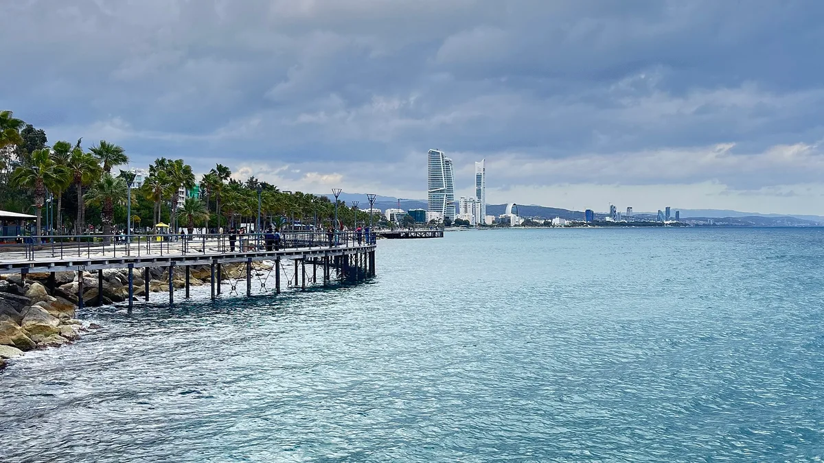 Plage de Limassol Molos, Cyprus, Chypre — 2