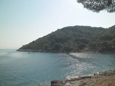 Plage de Grandovac, Vis, Dalmatia, Croatie — 4