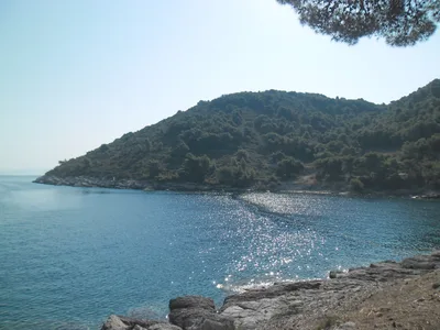 Plage de Grandovac, Vis, Dalmatia, Croatie — 3