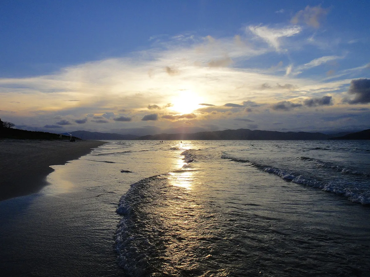 Plage de Daniela, Florianópolis, Brazilian Atlantic, Brésil