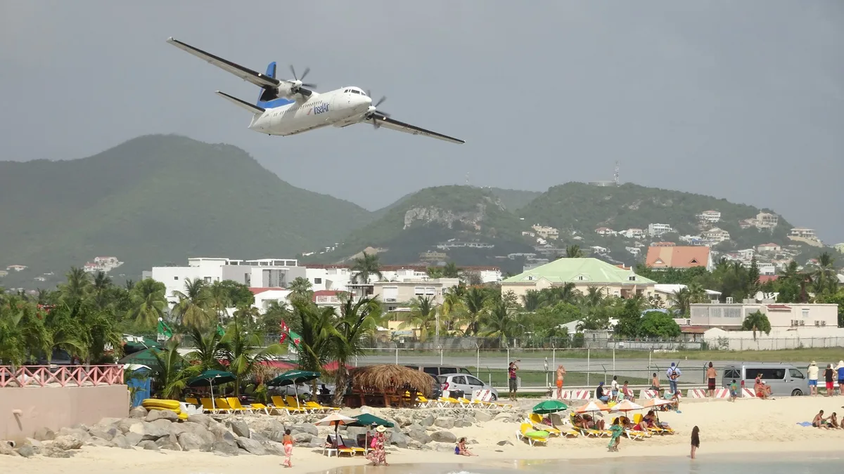 Maho Beach, Simpson Bay, Leeward Islands, Sint Maarten — 2