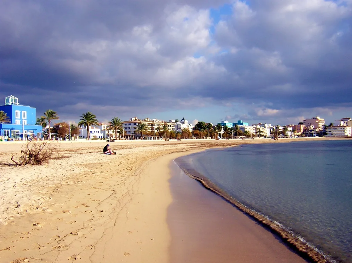 Playa Ciudad Jardín, Palma de Mallorca, Balearic Islands, España