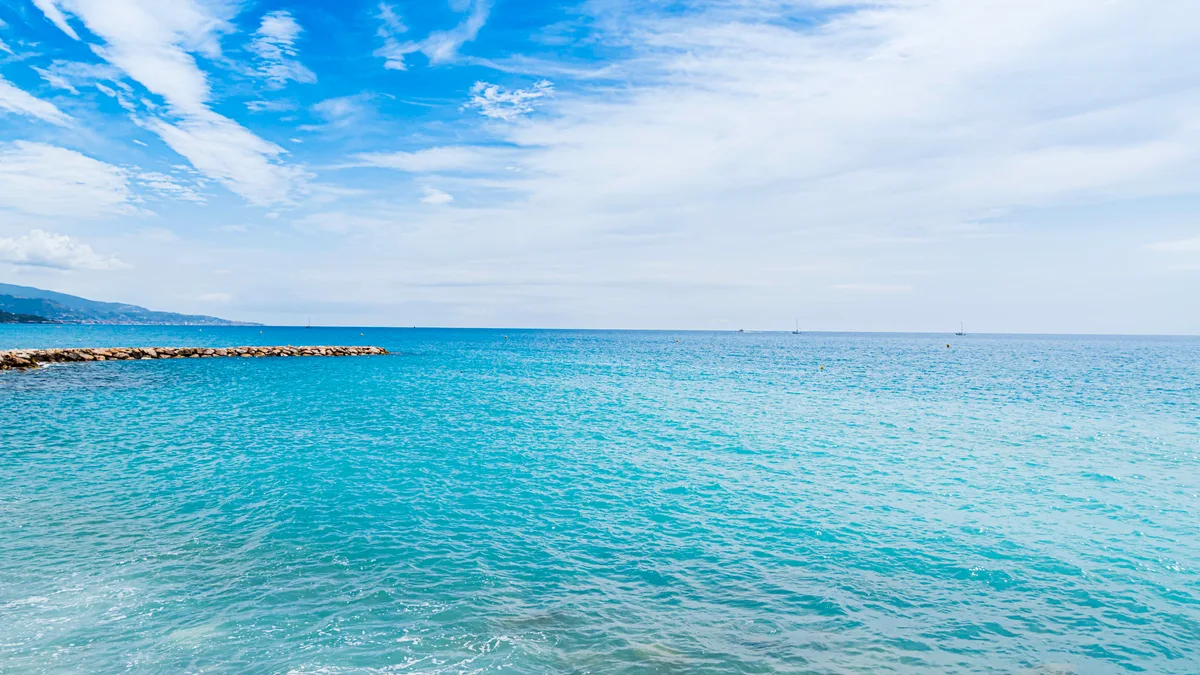 Borrigo Beach, Menton, Provence-Alpes-Côte d'Azur, France — 2
