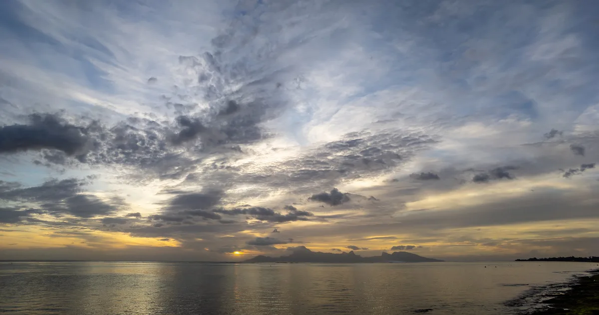 Vaiava Beach, Punaauia, Society Islands, French Polynesia