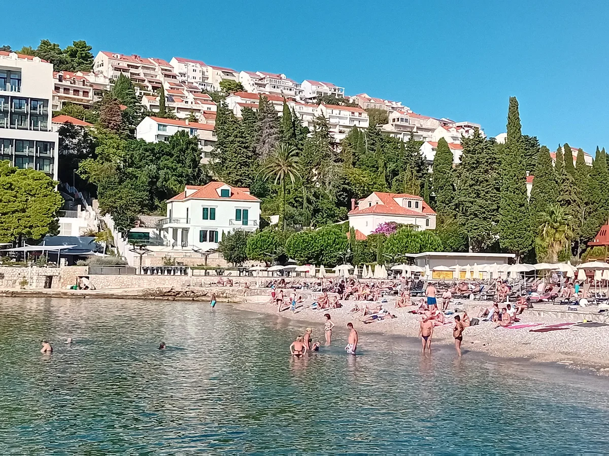 Plage de Lapad, Dubrovnik, Dalmatia, Croatie — 3