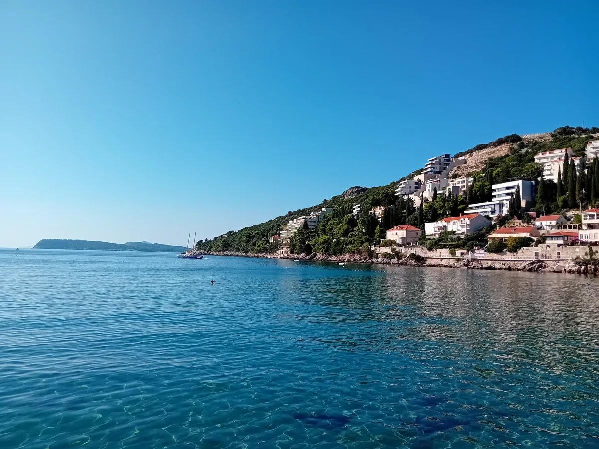 Plage de Lapad, Dubrovnik, Dalmatia, Croatie — 4