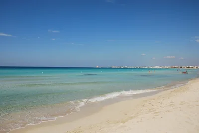 Plage de Torre Lapillo, Porto Cesareo, Puglia, Italie — 2