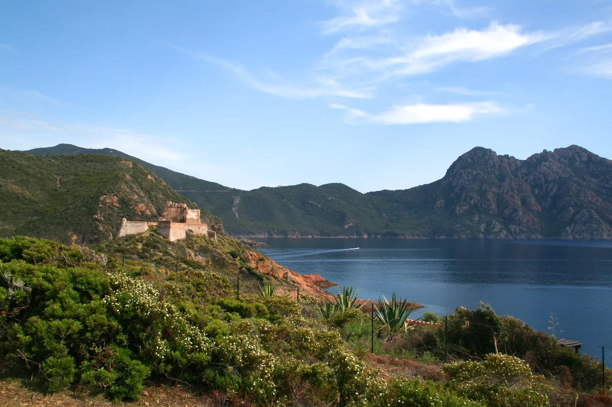 Plage de Girolata, Osani, Corse, France — 2