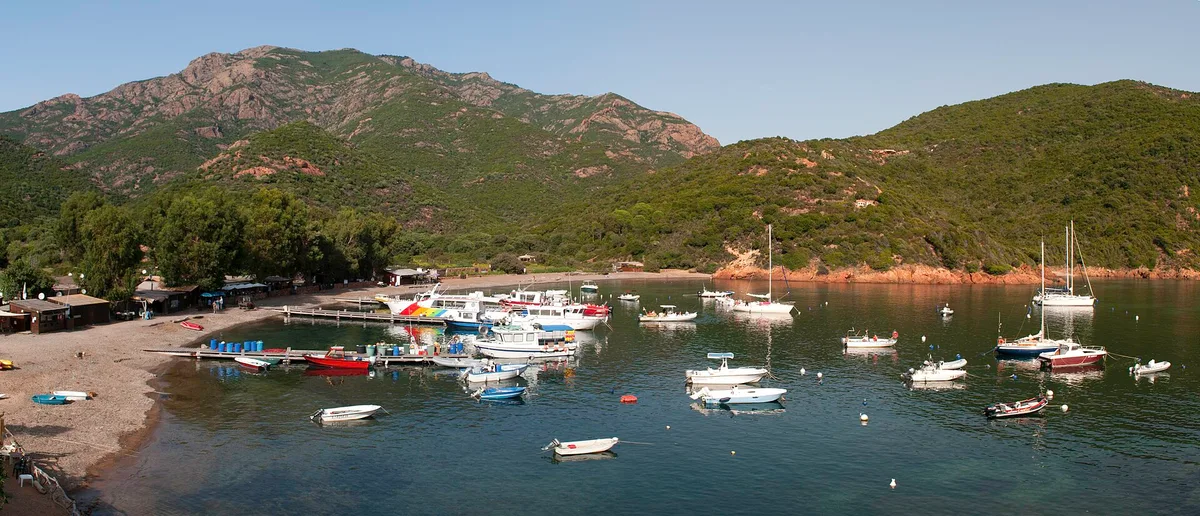 Plage de Girolata, Osani, Corse, France