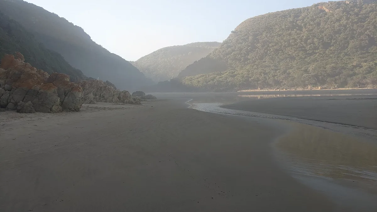 Plage de Keurboomstrand, Bitou, Garden Route, Afrique du Sud — 6