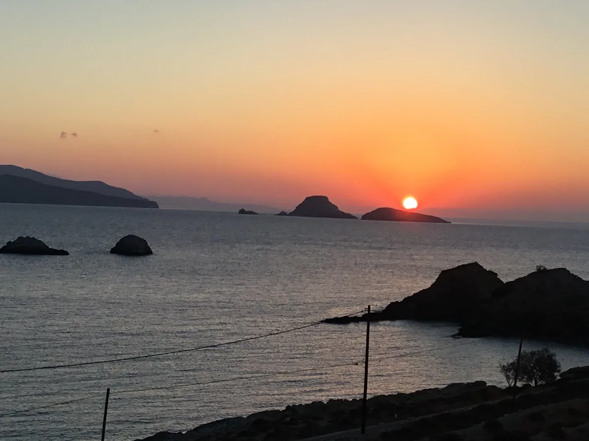 Plage de Vitsentzou, Ano Meria, Cyclades, Grèce — 2