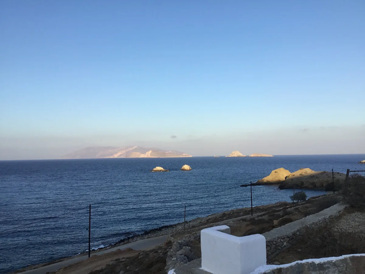 Plage de Vitsentzou, Ano Meria, Cyclades, Grèce — 3