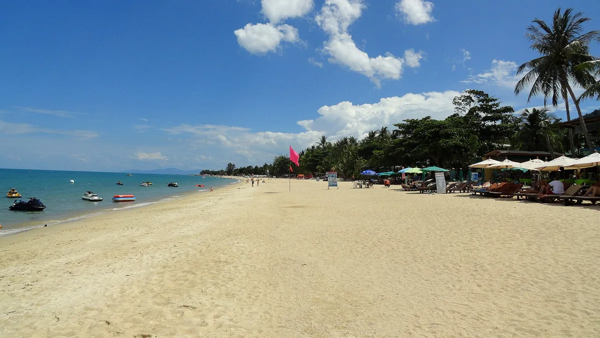Spiaggia di Lamai, Maret, Gulf of Thailand, Thailandia — 3