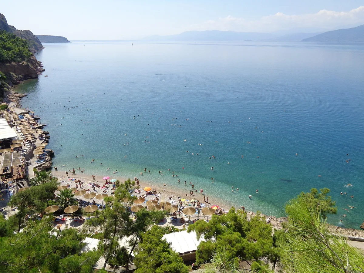 Playa de Arvanitia, Nafplio, Peloponnese, Grecia — 5