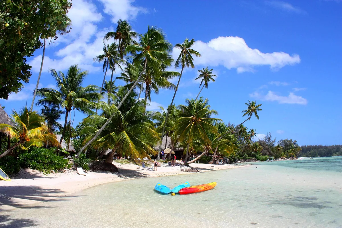 Spiaggia di Tipaniers, Moorea-Maiao, Windward Islands, Polinesia francese — 2