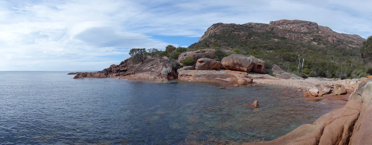 Plage de Sleepy Bay, Glamorgan-Spring Bay, Tasmania, Australie — 2