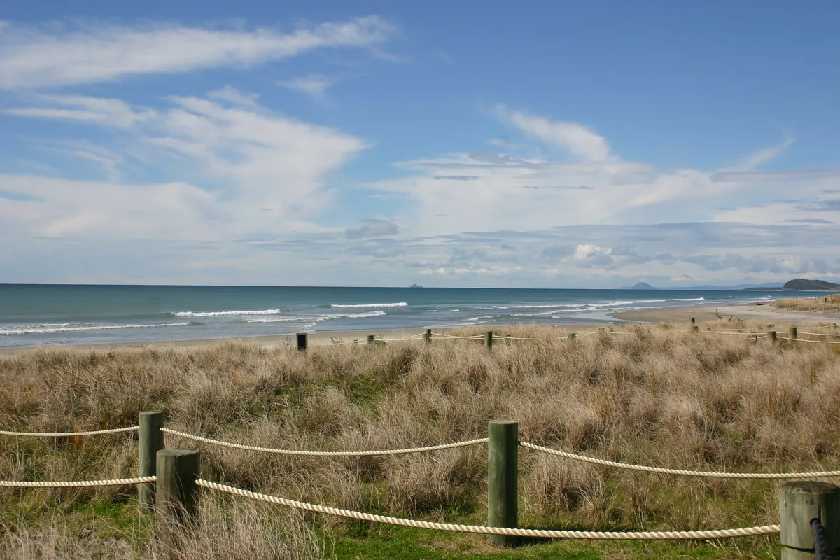 Spiaggia di Waihi, Waihi Beach, Waikato, Nuova Zelanda — 5