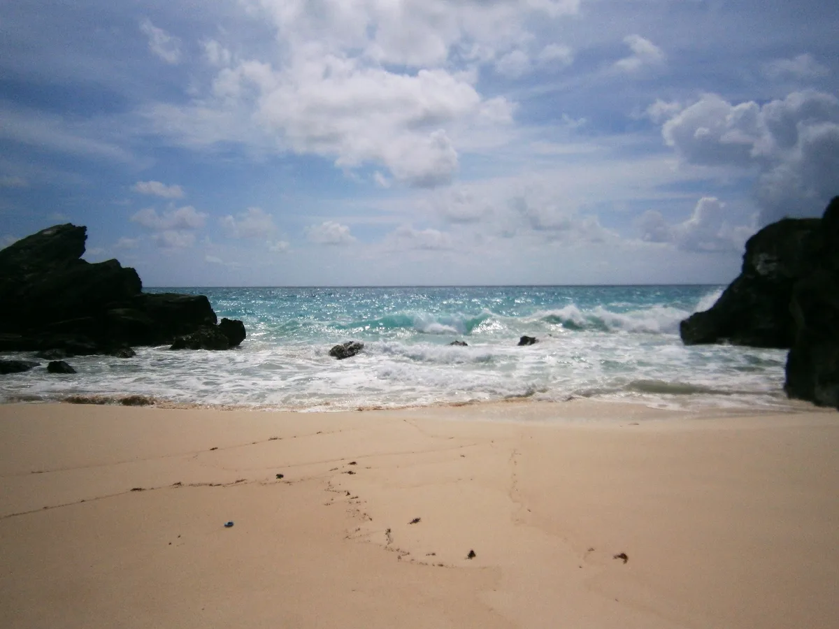 Stonehole Bay Beach, Warwick Parish, North Atlantic, Bermuda