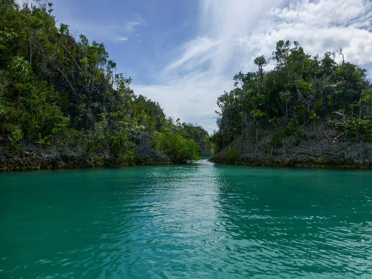 Plage de Pianemo, Waigeo Barat Kepulauan, West Papua, Indonésie — 6