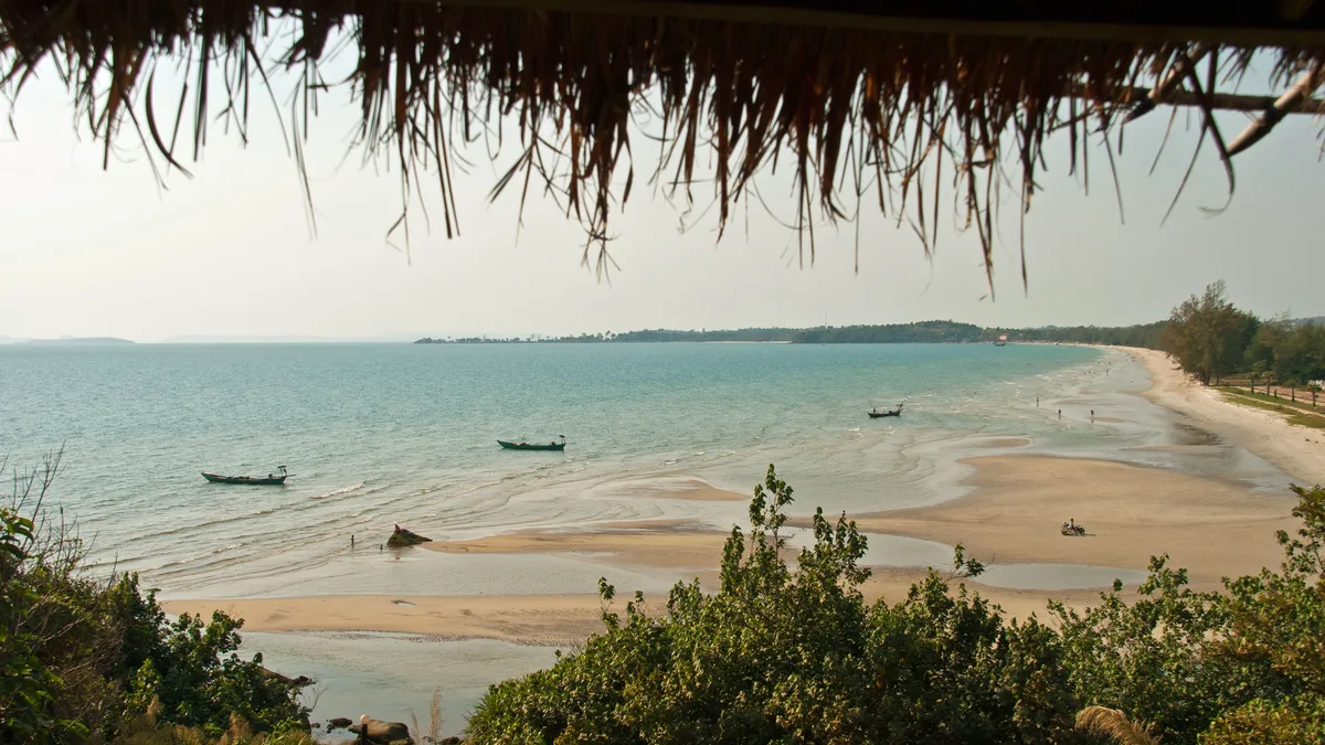 Stung Hav-Strand, Tumnup Rolok, Gulf of Thailand, Kambodscha — 2
