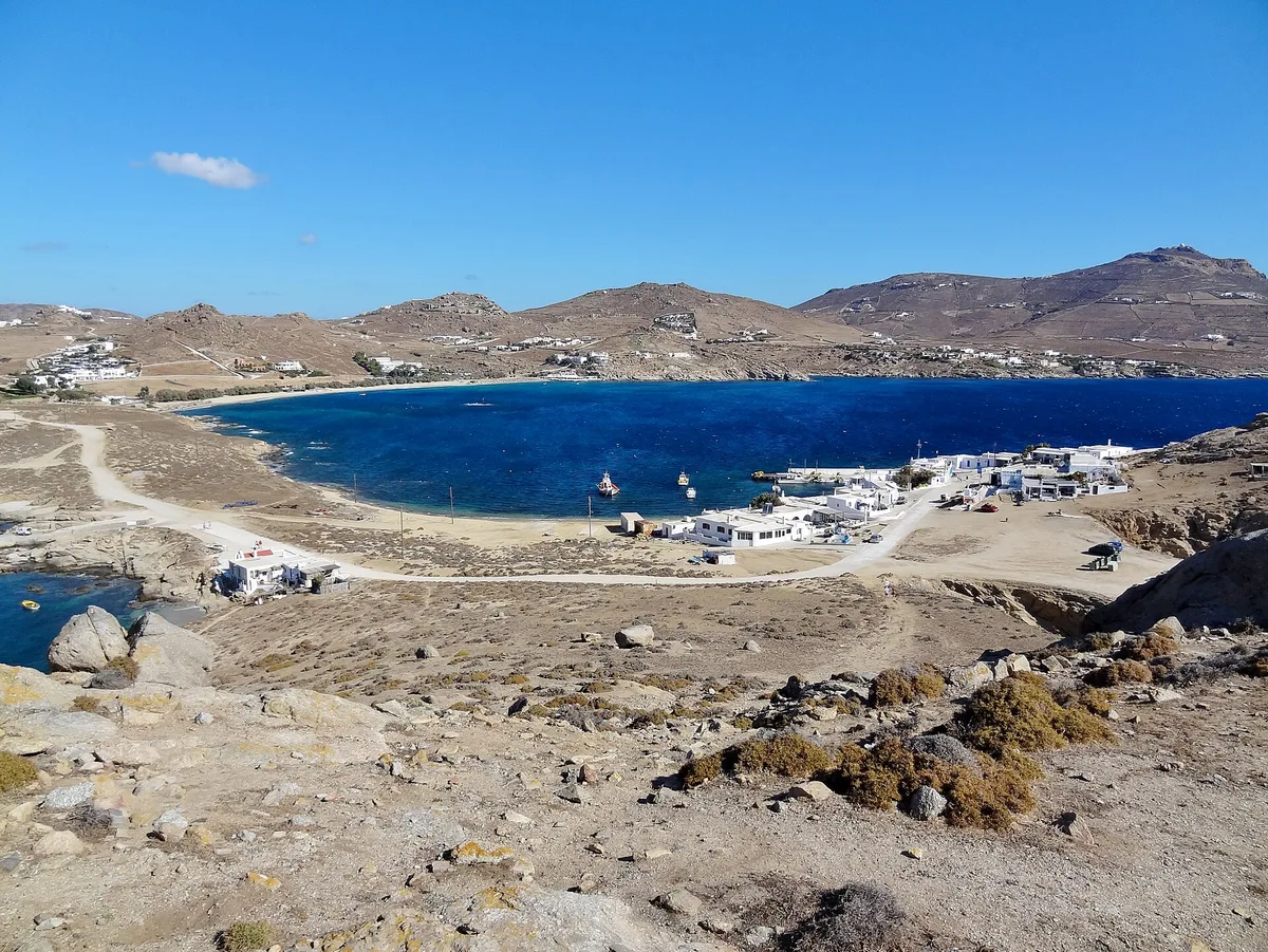 Agia Anna Kalafati-Strand, Cyclades, Griechenland — 3