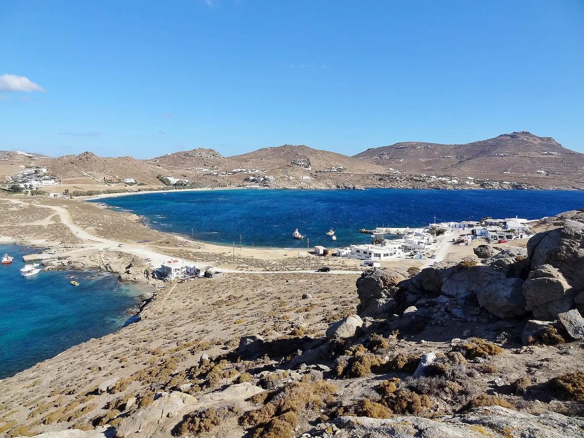 Agia Anna Kalafati-Strand, Cyclades, Griechenland — 2