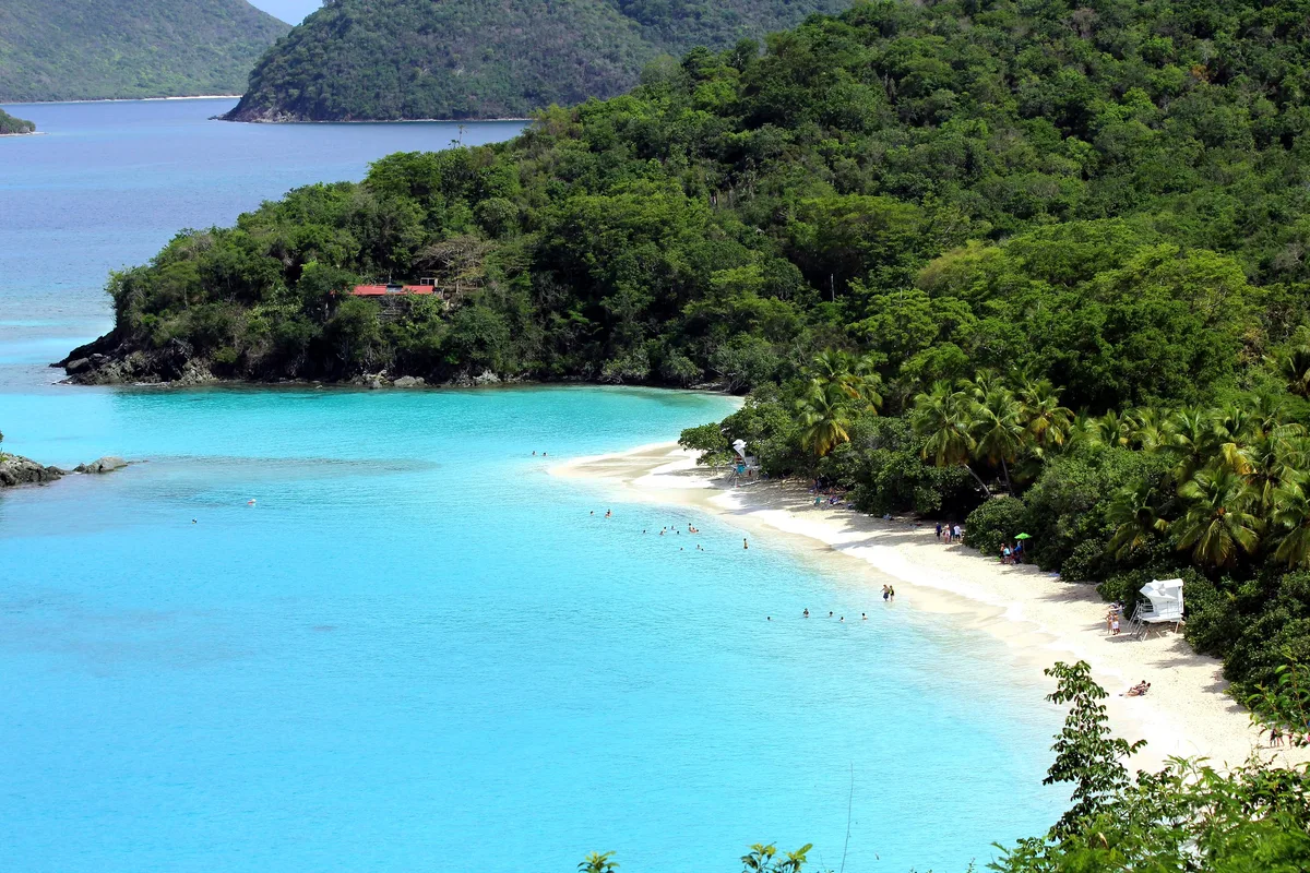 Trunk Bay Beach, Saint John, Virgin Islands, United States Virgin Islands