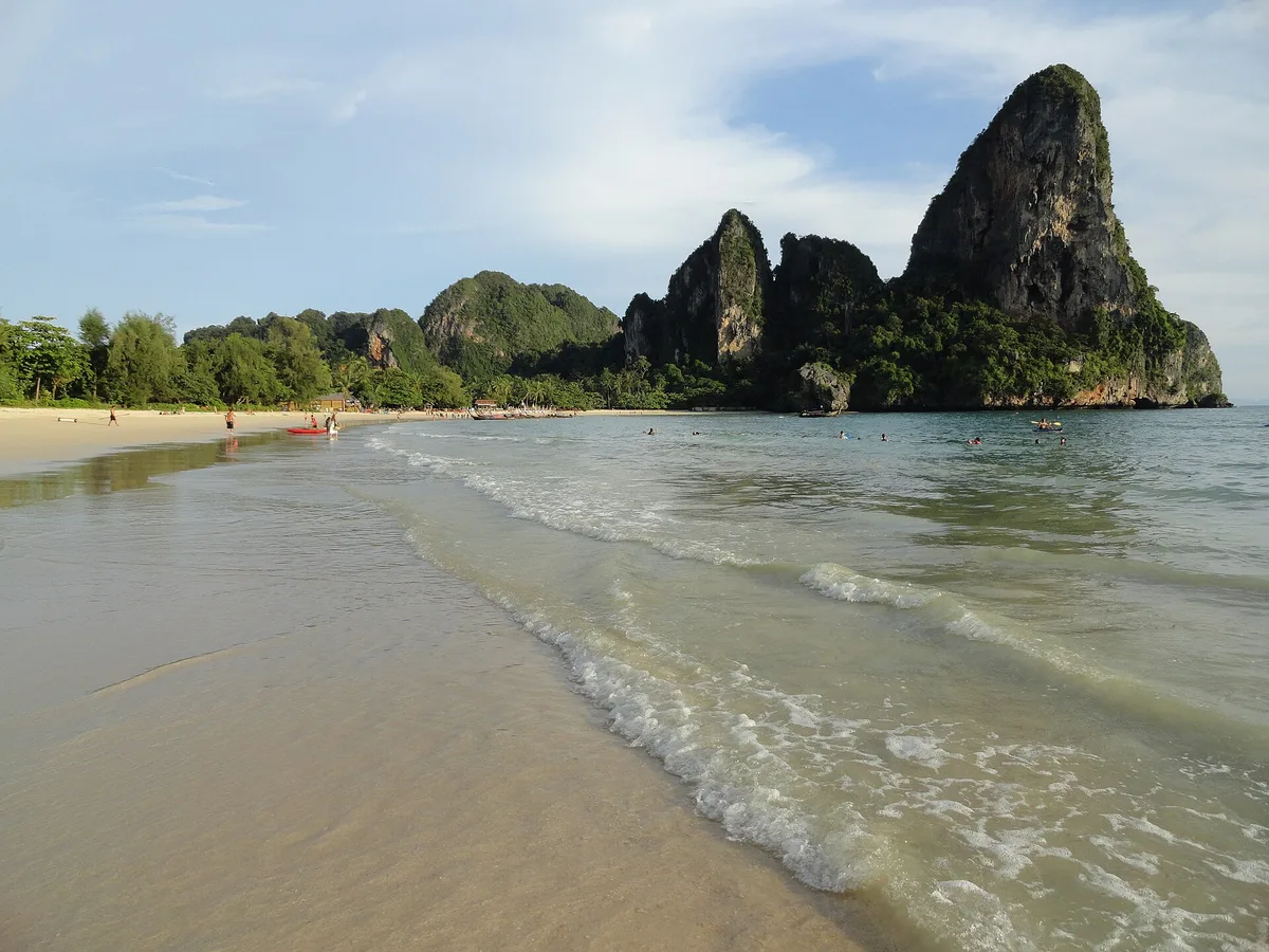 Spiaggia di Railay Est, Mueang Krabi, Andaman Sea Coast, Thailandia — 2