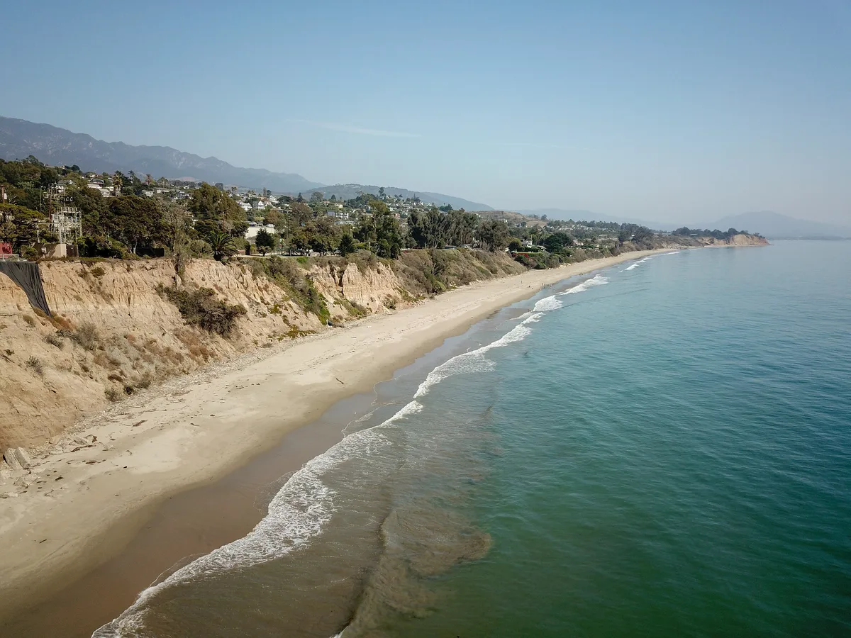 Summerland Beach, Summerland, California Coast, États-Unis