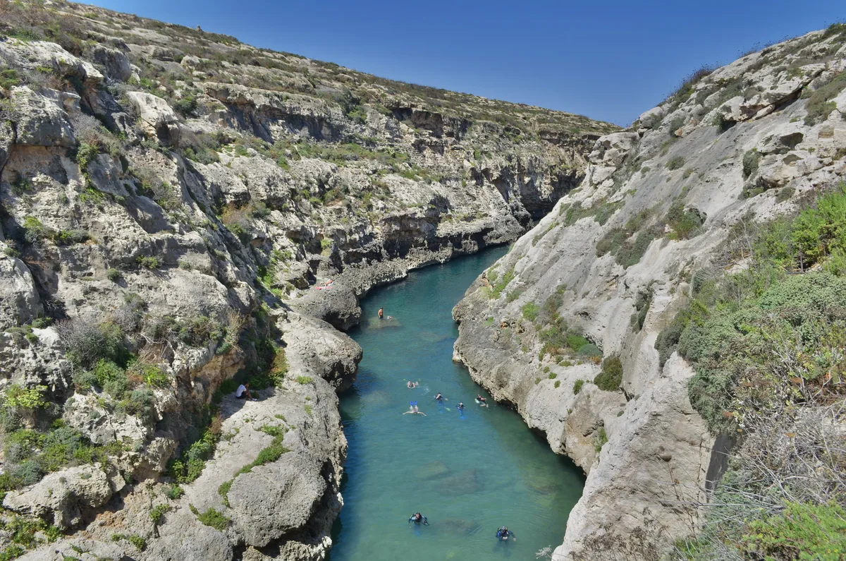Wied l-Għajn tal-Qasam-Strand, Munxar, Maltese Islands, Malta — 5