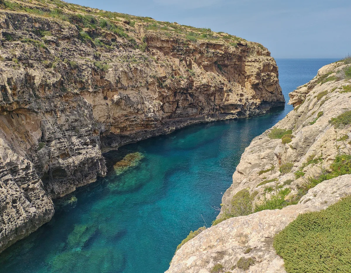 Wied l-Għajn tal-Qasam-Strand, Munxar, Maltese Islands, Malta