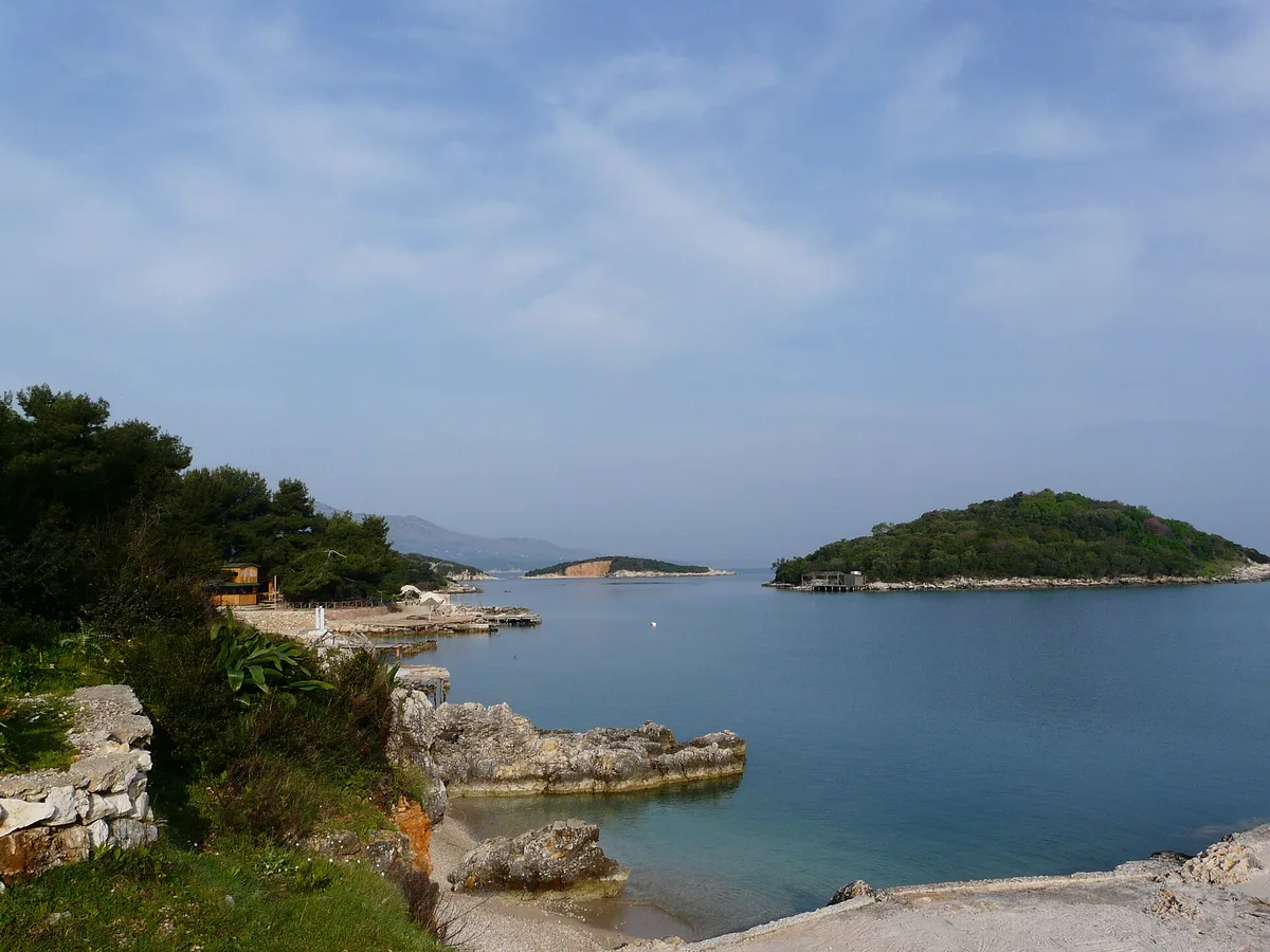 Spiaggia di Ksamilit, Sarandë, Adriatic, Albania — 2
