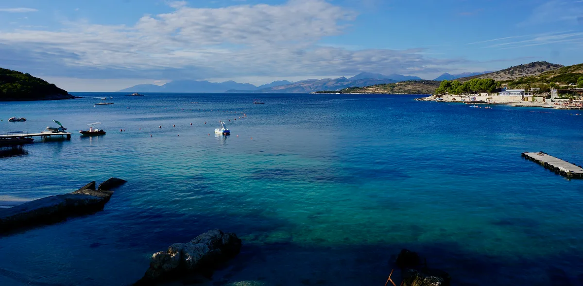 Spiaggia di Ksamilit, Sarandë, Adriatic, Albania — 3