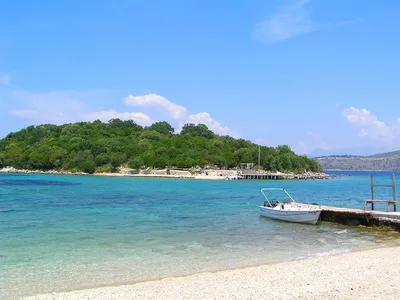 Spiaggia di Ksamilit, Sarandë, Adriatic, Albania — 6