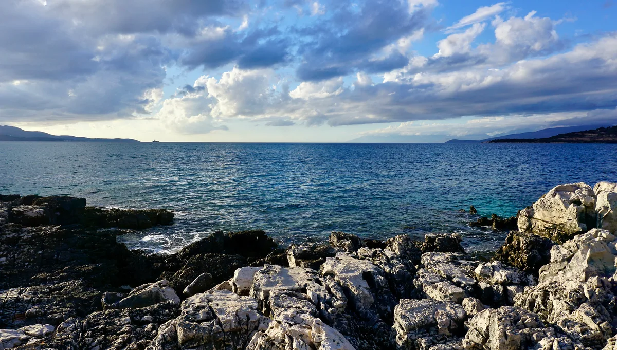 Spiaggia di Ksamilit, Sarandë, Adriatic, Albania — 5