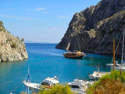 Vathy-Strand, Apollonia, Cyclades, Griechenland — 6