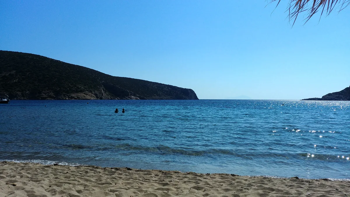 Vathy-Strand, Apollonia, Cyclades, Griechenland — 4